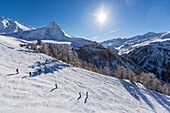 Skigebiet Valfrejus, Modane, Maurienne-Tal, Savoyen, Frankreich