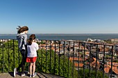 France, Gironde, Arcachon, view of the city and the Bassin d'Arcachon from the observatory Sainte Cecile