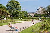 France, Paris, area listed as World Heritage by UNESCO, the Tuileries Gardens, listed as historical monuments in 1914