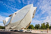 France, Paris, fondation Louis Vuitton by architect Franck Gehry