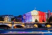France, Paris, area listed as World Heritage by UNESCO, the National Assembly