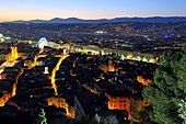 France, Alpes-Maritimes, Nice, the old town from the castle hill