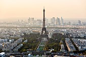 Frankreich, Paris, Gesamtansicht mit Eiffelturm