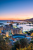 Aussichtspunkt Gibralfaro, Malaga, Costa del Sol, Andalusien, Spanien, Europa