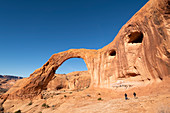Corona Arch und Bootlegger Canyon, Moab, Utah, Vereinigte Staaten von Amerika, Nordamerika