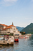Perast von Altstadt, UNESCO-Weltkulturerbe, Bucht von Kotor, Montenegro, Europa