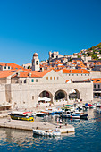 Hafen von Dubrovnik, UNESCO-Weltkulturerbe, Dubrovnik, Kroatien, Europa