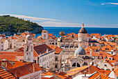 Old town rooftops, UNESCO World Heritage Site, Dubrovnik, Croatia, Europe