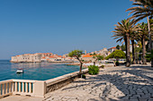 Blick auf die Altstadt vom Hotel Excelsior, Dubrovnik, Kroatien, Europa