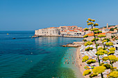 Banya Beach, Dubrovnik, Kroatien, Europa
