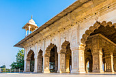 Khas Mahal im Roten Fort, UNESCO-Weltkulturerbe, Alt-Delhi, Indien, Asien