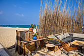 Strandrestaurant Chez Biquet, Leucate Plage, Okzitanien, Frankreich