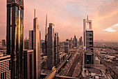 Skyline of Dubai, United Arab Emirates, Middle East