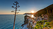 Vernazza, Cinque Terre, UNESCO-Weltkulturerbe, Ligurien, Italien, Europa