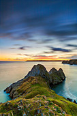 Three Cliffs Bay, Gower-Halbinsel, Swansea, Wales, Vereinigtes Königreich, Europa