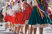 Dancers at Carnival, Sucre, Bolivia, South America