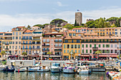 Hafen von Le Vieux Port in Cannes, Alpes Maritimes, Côte d'Azur, Provence, Französische Riviera, Frankreich, Mittelmeer, Europa