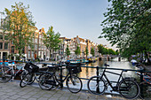 Der Keizersgracht-Kanal in Amsterdam, Nordholland, Niederlande, Europa