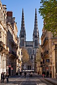 France, Gironde, Bordeaux, area listed as World Heritage by UNESCO, Saint Andrew's Cathedral