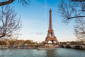 Frankreich, Paris, die Ufer der Seine, UNESCO Weltkulturerbe, der Eiffelturm