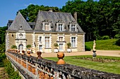 France, Indre et Loire, Loire Valley listed as World Heritage by UNESCO, Chancay, Castle and Gardens of Valmer, 16 th century, renaissance style