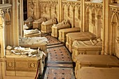 France, Eure et Loir, Dreux, St. Louis Royal Chapel, Burials of the Orleans family, gisants of the ambulatory