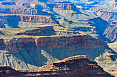 Blick vom South Rim auf die Schluchten des Grand Canyon, Arizona, USA