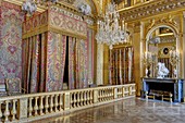 France, Yvelines, Versailles palace listed as World Heritage by UNESCO, the king's bedchamber