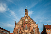 Außenansicht der Frauenkirche, Nürnberg, Bayern, Deutschland