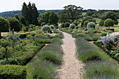 Castle Hill, Landhaus und Garten in der Gemeinde Filleigh in Nord-Devon in England, Großbritannien