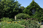 Garten, Landgut und Herrenhaus Lanhydrock bei Bodmin in Cornwall, England, Großbritannien
