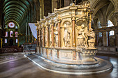 Grab von Saint Remi, Chor der Basilika von Saint-Remi, Reims, Marne, Grand Est Region, Frankreich