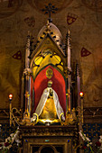 Schwarze Madonna, Sanctuary de Rocamadour, Lot, Okzitanien, Frankreich