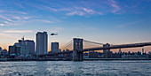 View across Brooklyin Bridge, New York City, USA
