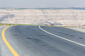 Unterwegs am Kings Highway in Jordanien, der quer durch das Land führt