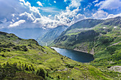 Überblick über die Bergwelt am Sölkpass, Deneck, Steiermark, Österreich