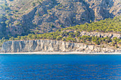 Fahrt mit Fähre von Agia Roumeli (Samaria Schlucht) nach Sougia, Westen Kreta, Griechenland