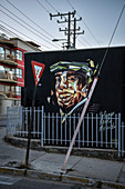 Street art in the streets of Valparaiso, Chile, South America