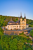 Käppele in Wuerzburg, sunrise, Lower Franconia, Franconia, Bavaria, Germany, Europe