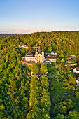 Käppele in Würzburg, Sonnenaufgang, Unterfranken, Franken, Bayern, Deutschland, Europa