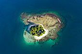 Blick auf die Inseln der Balgai Bay, New Ireland, Papua Neuguinea