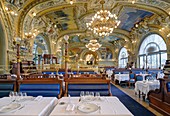 Frankreich, Paris, Gare de Lyon (Lyoner Bahnhof), Restaurant Le Train Bleu