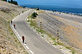 France, Vaucluse, Mont Ventoux, Col storms, D974, south side