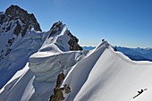 Frankreich, Haute-Savoie, Chamonix, Durchquerung der Rochefort-Gebiete, Mont-Blanc-Massiv