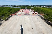 France, Gironde, Bordeaux listed as World Heritage by UNESCO, Quinconces Square