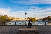 Frankreich, Paris, Stadtgebiet, UNESCO Weltkulturerbe, die Brücke Pont des Arts