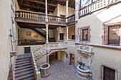 France, Aveyron, Rodez, Fenaille Museum, Jouery house