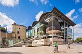 Frankreich, Gironde, Bordeaux, UNESCO-Weltkulturerbegebiet, Tribunal de Grande Instance, 1998 vom Architekten Richard Rogers entworfen