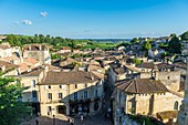 Frankreich, Gironde, Saint-Emilion, UNESCO-Weltkulturerbe, mittelalterliche Stadt
