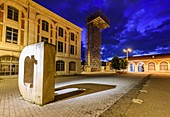 France, Loire, Saint-Etienne, nominated as part of Unesco’s Creative Cities Network, Cite du Design was inaugurated in 2009 on the former site of the Manufacture Nationale d'Armes in the heart of the creative neighborhood Manufacture Plaine Achille, the Watch Tower